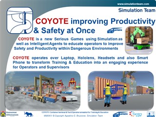 Coyote - 	Container terminal & Yard Operator simulator for Training & Education	
