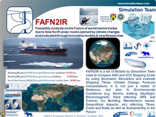 	FAFN2IR -

Feasibility Analysis on the Future of world marine trades due to New North polar routes opened by climate changes and evaluated through Innovative models & new Researches	