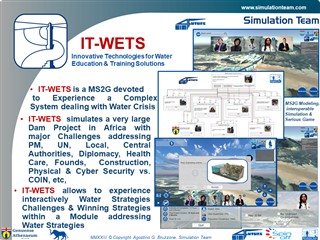 IT-WETS -

Innovative Technologies for Water Education & Training Solutions	