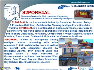  S4PT - 

Safety, Security Simulation System for Port Terminals	

	