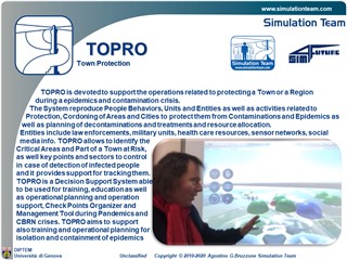 	TOPRO

Town Protection during pandemics and CBRN crisis by SIM4Future, Simulation Team	